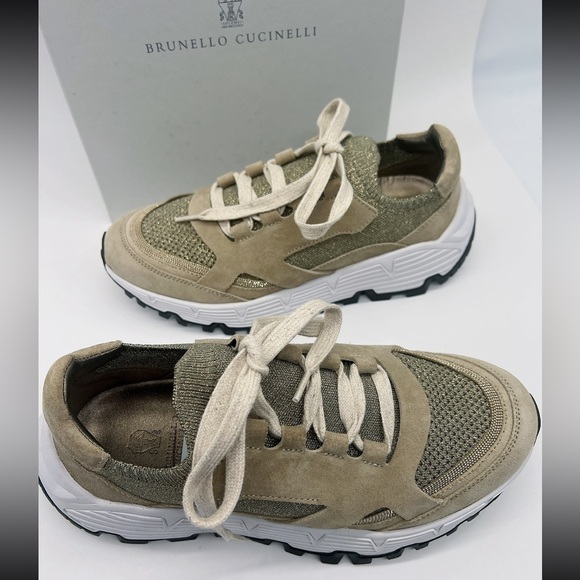 Brunello Cucinelli Low Top Lace-Up Sneakers - Picture 4 of 11